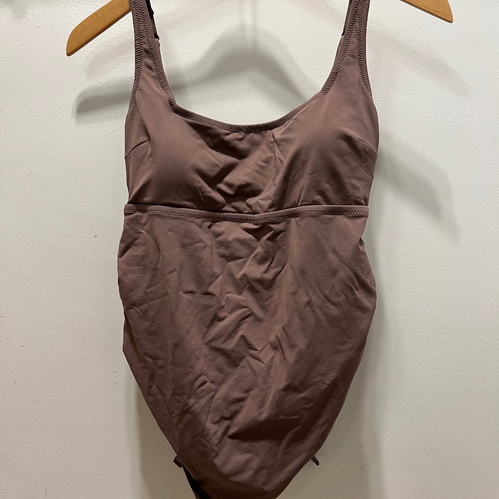 GAP Maternity Recycled Square Neck One-Piece Swimsuit S